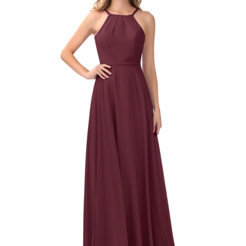 Azazie "Melinda" bridesmaid dress in Cabernet